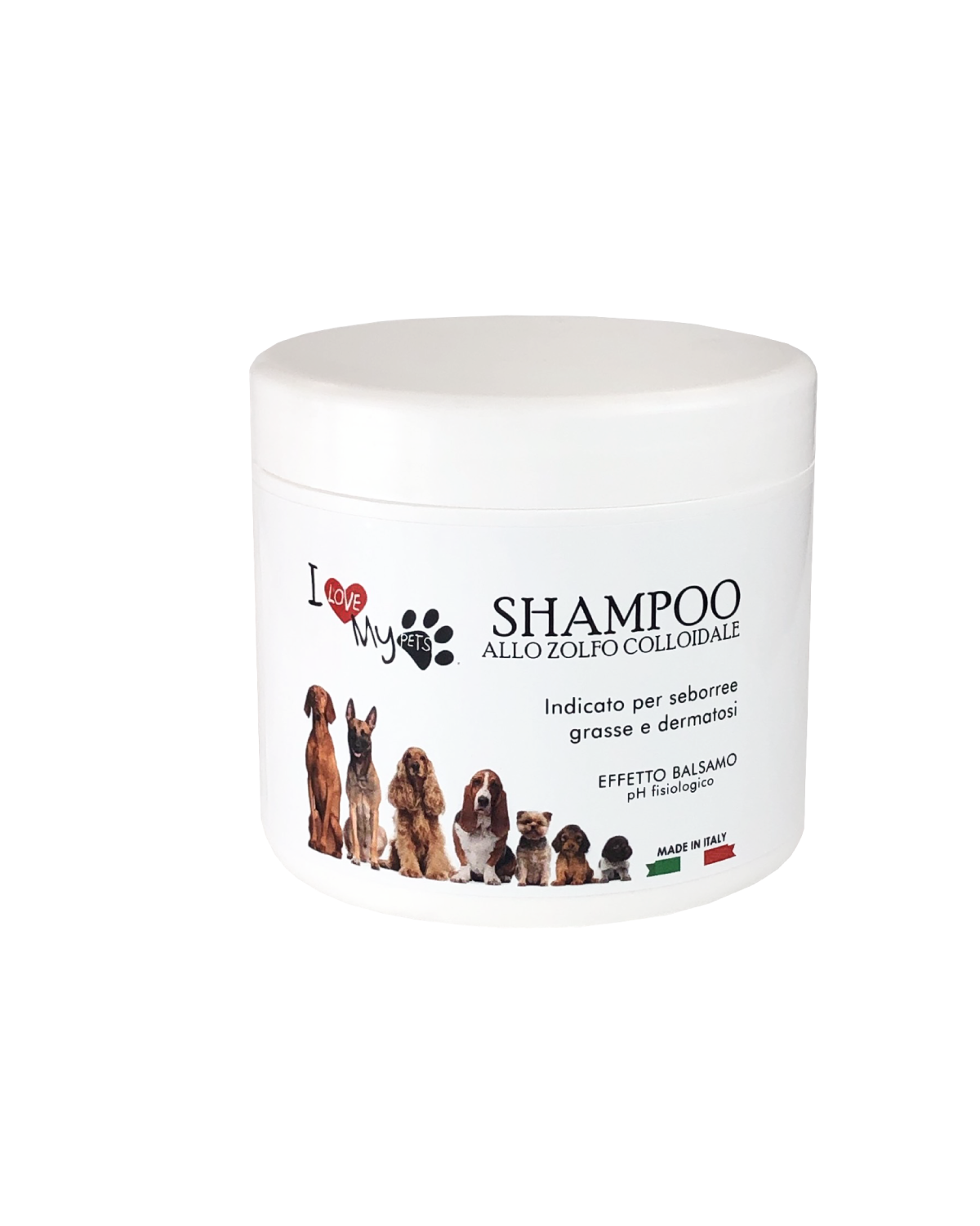 Shampoo con Zolfo colloidale